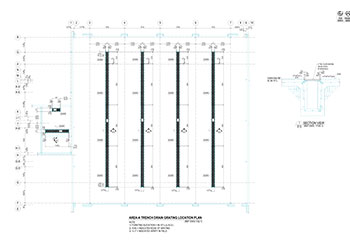 ROUTHING TRENCH PLAN DETAILS