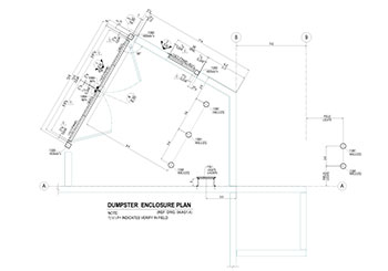 TRASH GATE PLANS AND SECTION